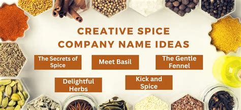 169 Creative Spice Company Name Ideas Oicun