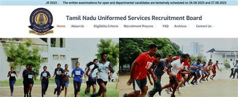 TNUSRB SI Exam Notification 2023 Online Application Eligibility