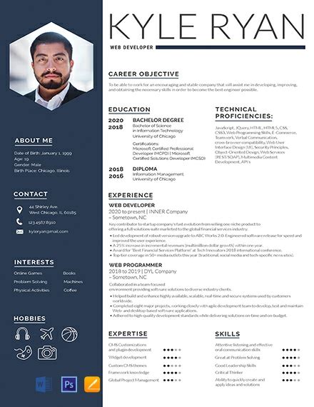 Desain Cv Kreatif Newstempo