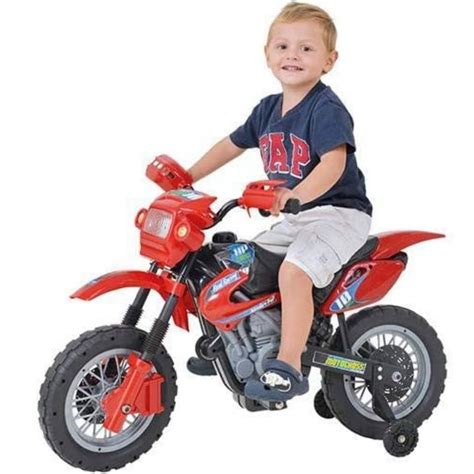 Moto Elétrica Infantil 6V Motocross Xplast