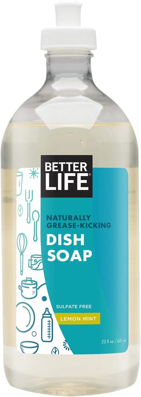 Better Life Dish Soap Liquid Dishwashing Soap With Vitamin E And Aloe For Home