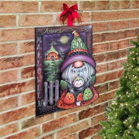 The Holiday Aisle Haylee Wooden Boo Gnome Wall Décor Wayfair Canada