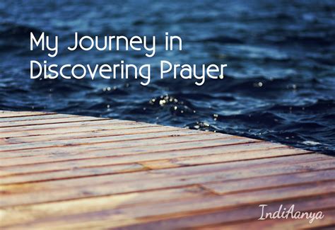 A Journey In Prayer Indiaanya