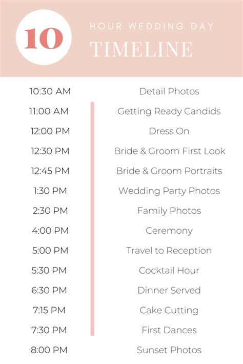 Planning Your Wedding Day Timeline Rachel Graff Photography