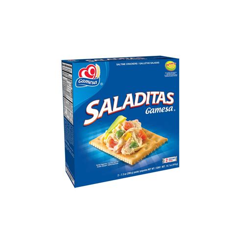 Gamesa Saladitas Saltine Crackers, 14.7 oz | My Mexico Store