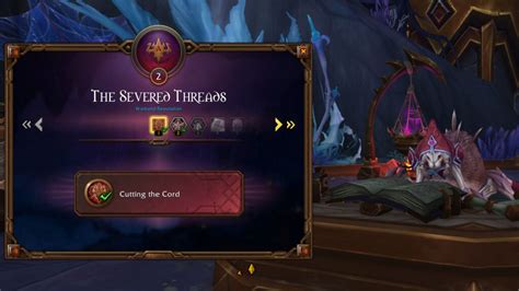 The Severed Threads Renown Guide World Of Warcraft The War Within