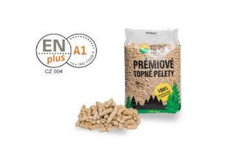 Dřevěné pelety PREMIUM PELLETS ENplus A1 smrk paleta 825 kg