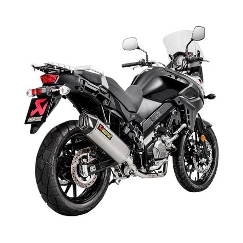 Ligne Complète AKRAPOVIC Racing Line Inox Titane Suzuki 650 V Strom