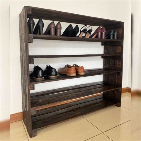 25 Wooden Pallet Shoe Rack Ideas and Plans - Blitsy