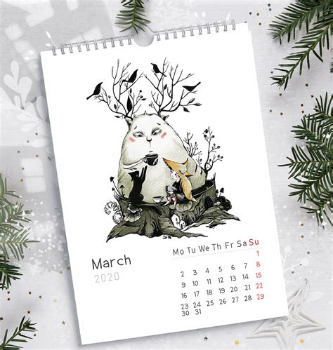 The Mystic Forest. Calendar :: Behance