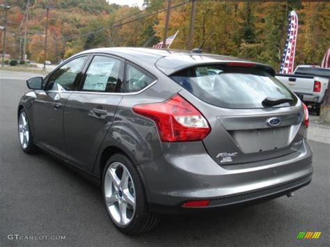 Sterling Gray Ford Focus Titanium Hatchback Exterior Photo