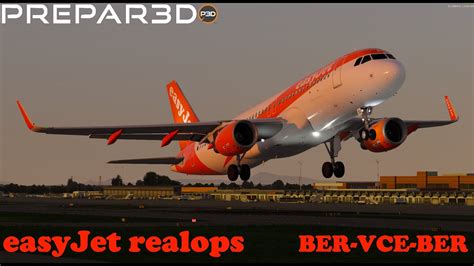 Flight Simulator P3Dv5 LIVE FSlabs A320 214 OE ICL EasyJet EU BER VCE