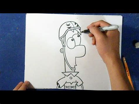 Como Desenhar O Ferb Phineas E Ferb YouTube