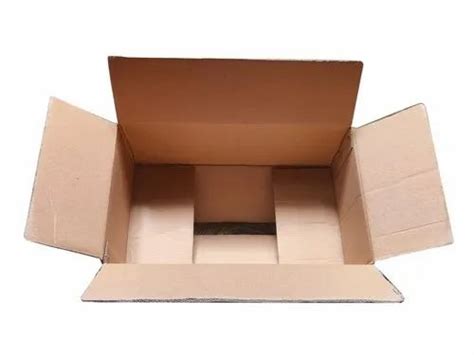 Brown Rectangular 5 Ply Printed Corrugated Box Size Lxwxh Inches