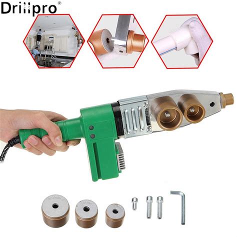 Cheap Drillpro Electric Pipe Welding Machine Heating Tool Heads Set For