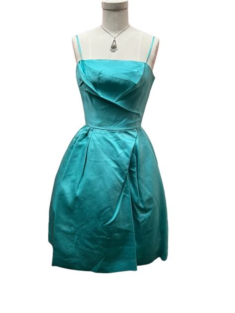 S Vintage Lorrie Deb Evening Cocktail Prom Dress Gem