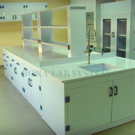 Acid Resistant PP Lab Table With Sink In Laboratory Furniture