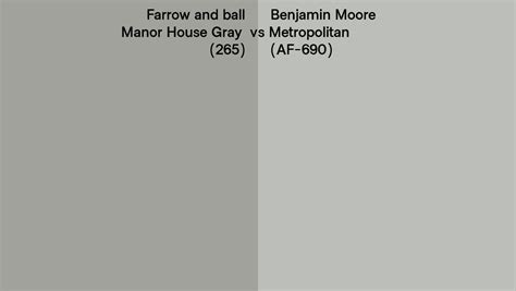 Farrow And Ball Manor House Gray Vs Benjamin Moore Metropolitan