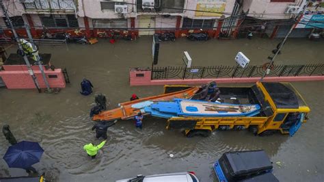 Cyclone Michaung Ravages Chennai Airport Resumes Operations Railways Struggle To Restore Normalcy