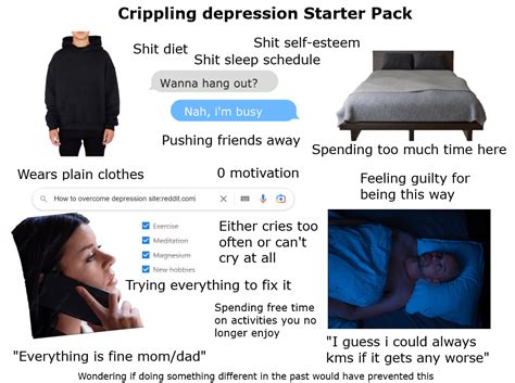 Crippling Depression Starter Pack Rstarterpacks