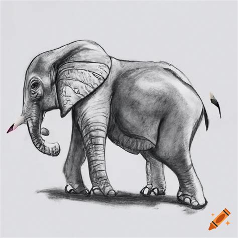 Aggregate More Than Elephant Pencil Drawing Easy Best