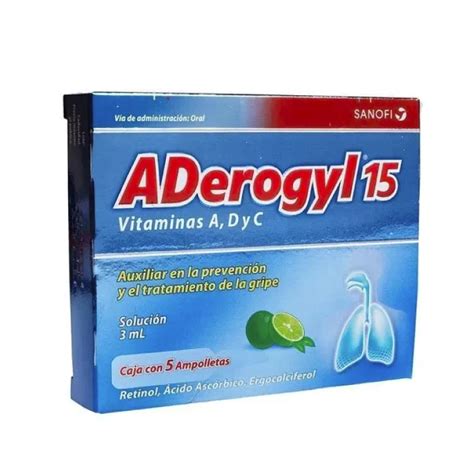 ADEROGYL 15 RETINOL ACIDO ASCORBICO ERGOCALCIFEROL Flosamed