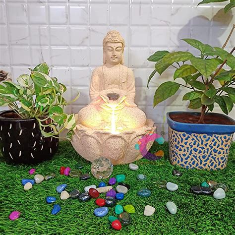 Craftisan™ Buddha Table Top Water Fountain For Home Décorofficeindoor