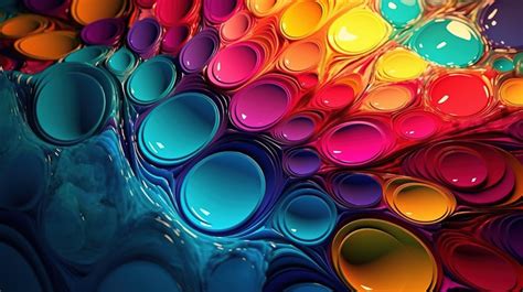 Vibrant Abstract Background In Stunning 3d Render Backgrounds PSD