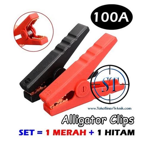 Jual Capitan Aki Tembaga A Aligator Clip Besar Jepit Accu Cm Body