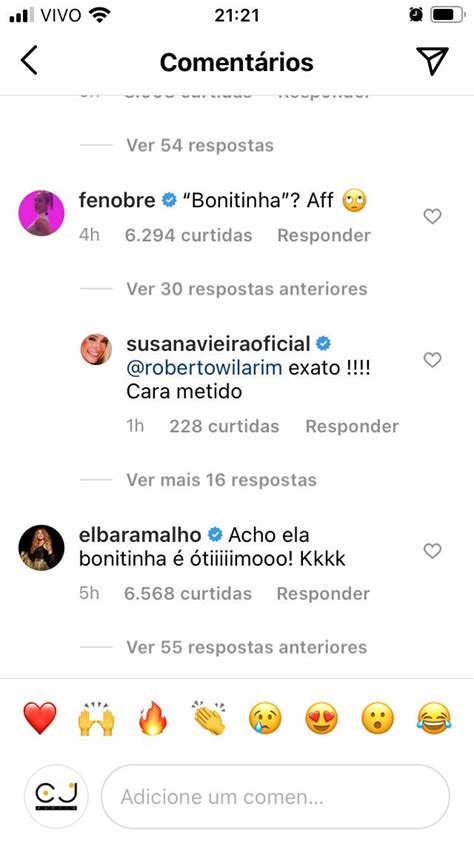 Susana Vieira Se Revolta Rodolffo Do BBB21