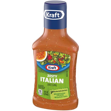 Kraft Zesty Italian Salad Dressing Bottle 8 Fl Oz Shipt