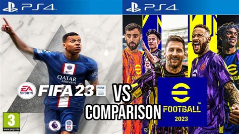 FIFA 23 PS4 Vs EFootball 2023 PS4 YouTube