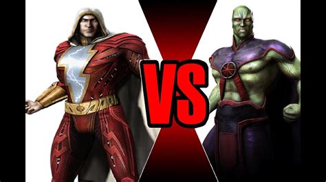 Shazam Vs Martian Manhunter Injustice Gods Among Us Ultimate Edition