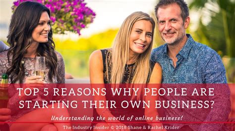 Top 5 Reasons People Are Starting Their Own Business Born To Prosper