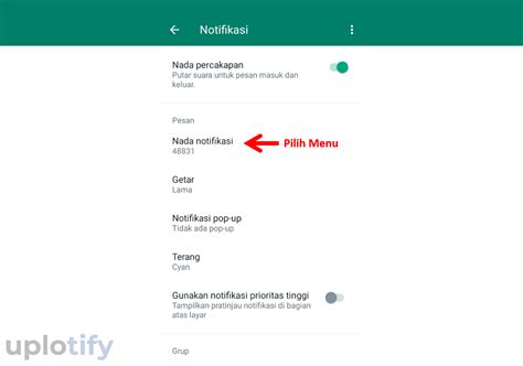 Cara Mudah Mengatasi Notifikasi Whatsapp Tidak Bunyi