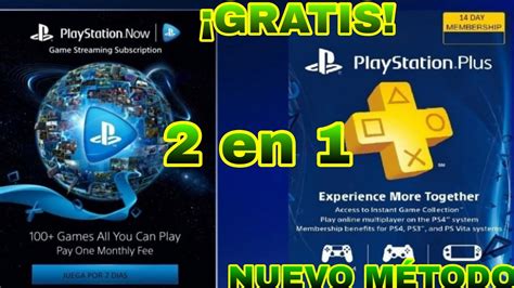 Como Conseguir Y Tener Ps Plus Ps Now Totalmente Gratis Julio El