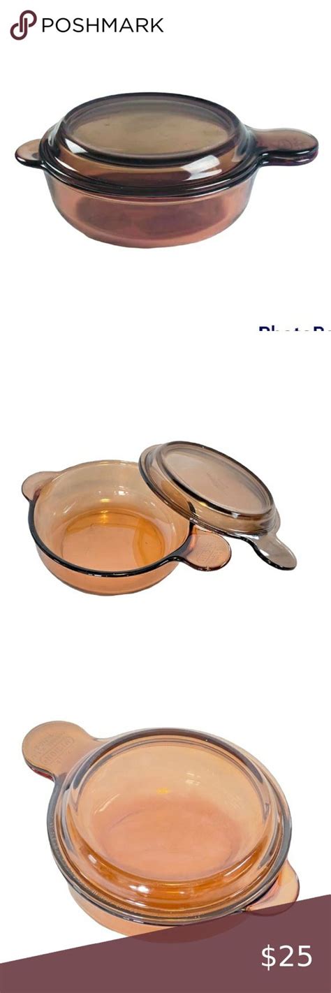 Corning Ware Vision Amber V 240B Grab A Meal W Glass Lid In 2022