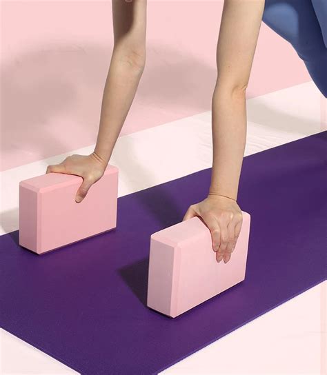 Yoga Block 200g Eva Foam Soft Non Slip Surface Lightweight 9x6x3