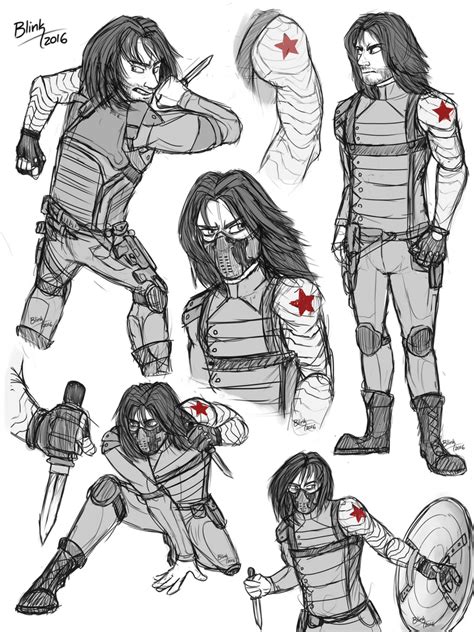 Concept Sketches The Winter Soldier By Kawartsii On Deviantart