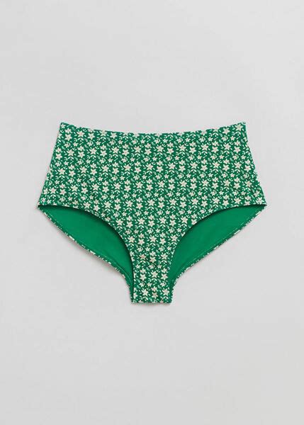 Other Stories High Waist Bikini Briefs Emerald Andotherstoriesus