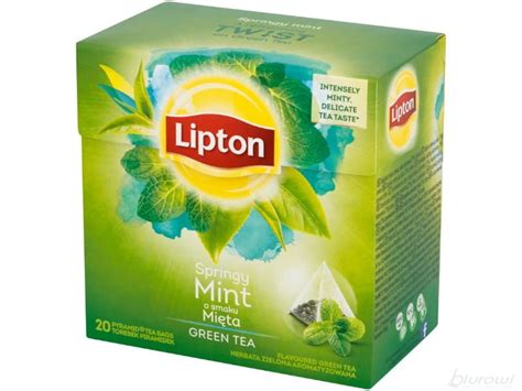 Zielona Herbata Z Mi T Lipton Piramidki Torebek Biurowi Pl