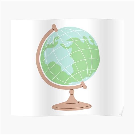 World Globe Poster For Sale By Sylviebless Redbubble