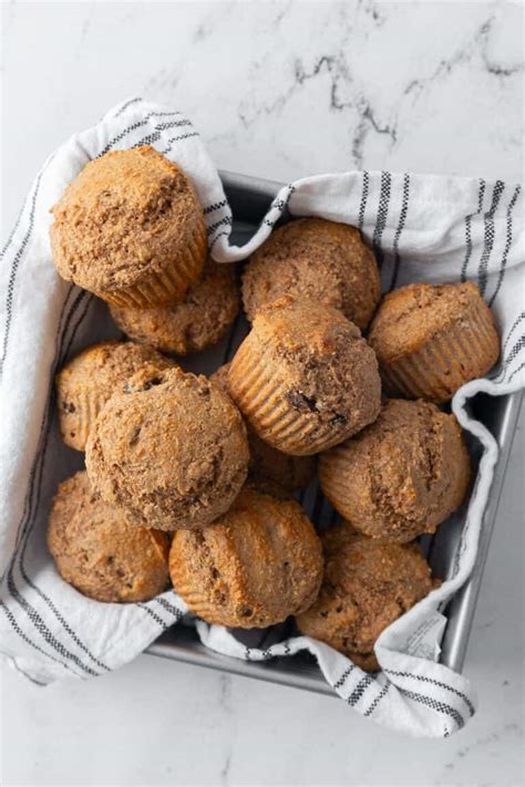 The Best Healthy Bran Muffins - Feel Good Foodie