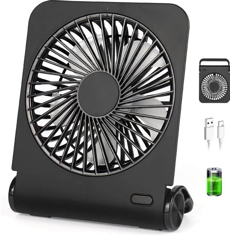 GeeRic Ventilateur De Bureau Mini USB Ventilateur Pliant Silencieux