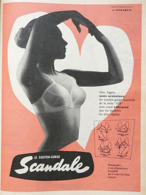 Publicit De Presse Le Soutien Gorge Scandale Sans Armature S Rie