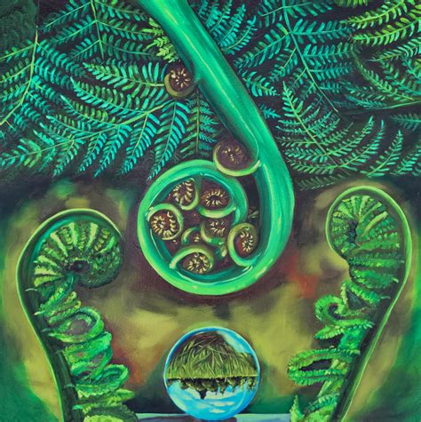 For All My Fern Lovers Out There Heres My Oil Painting Of A