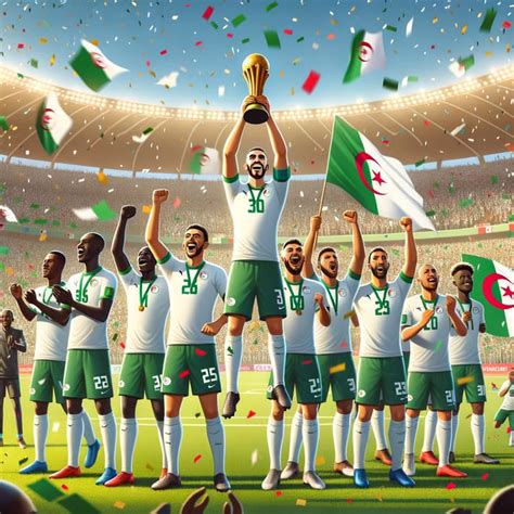 Algeria National Team Wins Africa Cup Ai Art Generator Easy Peasy Ai