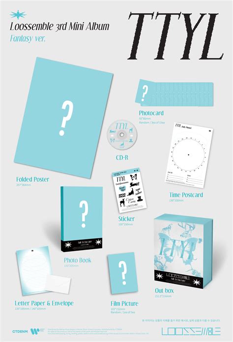 3cd Set Loossemble 3rd Mini Album Ttyl