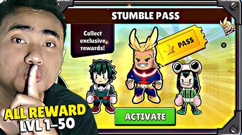 NEW UPDATE BOCORAN OFFICIAL STUMBLE PASS MY HERO ACADEMIA 6 SKIN