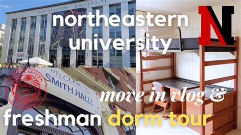 Northeastern University College Move In Vlog Realistic Freshman Dorm